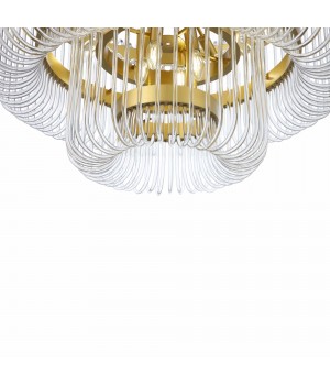 SL1228.203.12 Люстра подвесная ST-Luce Золотистый/Прозрачный E14 12*40W GROSSETO-foto6