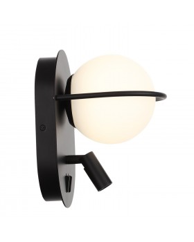 SL395.411.02 Бра ST-Luce Черный/Белый LED 1+1*8+3W 4000K DONOLO-foto2