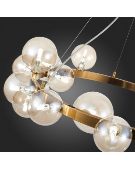 SL1165.303.15 Светильник подвесной ST-Luce Бронза/Коньячный G4 15*5W NECTON-foto12