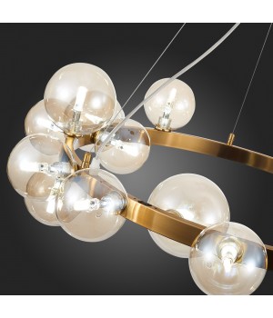 SL1165.303.15 Светильник подвесной ST-Luce Бронза/Коньячный G4 15*5W NECTON-foto12