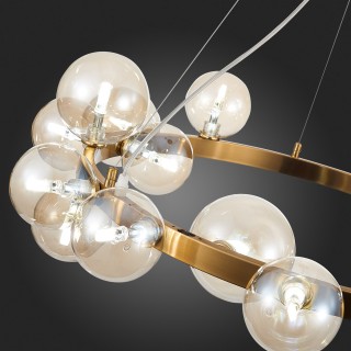 SL1165.303.15 Светильник подвесной ST-Luce Бронза/Коньячный G4 15*5W NECTON-foto12