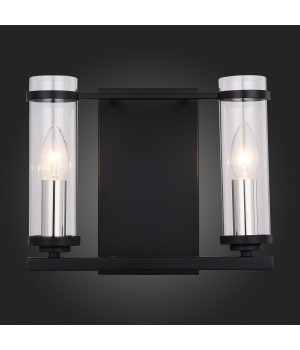 SL334.401.02 Бра ST-Luce Черный, Никель/Прозрачный E14 2*60W BICHERO-foto7
