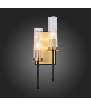 SL336.301.02 Бра ST-Luce Коричневый, Бронза/Прозрачный E14 2*60W DELAVERA-foto15