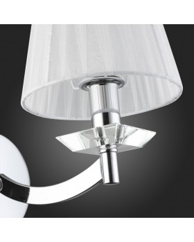 SL1756.101.01 Светильник настенный ST-Luce Хром/Светло-серый E14 1*40W BELLO-foto9