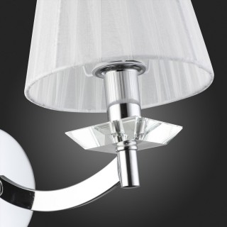 SL1756.101.01 Светильник настенный ST-Luce Хром/Светло-серый E14 1*40W BELLO-foto9