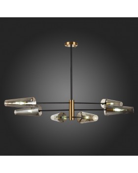 SL1209.302.06 Светильник потолочный ST-Luce Бронза,Черный/Дымчатый E14 6*40W MORAVE-foto4