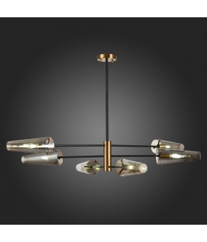 SL1209.302.06 Светильник потолочный ST-Luce Бронза,Черный/Дымчатый E14 6*40W MORAVE-foto4