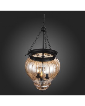 SL317.433.03 Люстра подвесная ST-Luce Черный/Янтарный E14 3*60W SOTTO-foto12