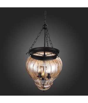 SL317.433.03 Люстра подвесная ST-Luce Черный/Янтарный E14 3*60W SOTTO-foto12