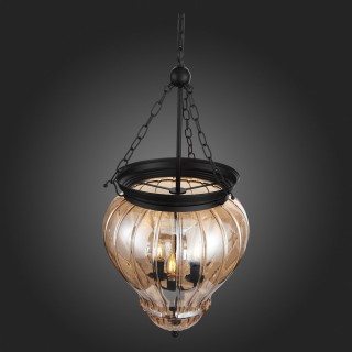 SL317.433.03 Люстра подвесная ST-Luce Черный/Янтарный E14 3*60W SOTTO-foto12