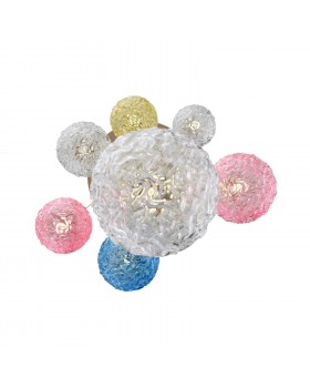 SL1152.253.08 Светильник подвесной ST-Luce Золотистый/Разноцветный G9 8*5W ARCOBALINO-foto16