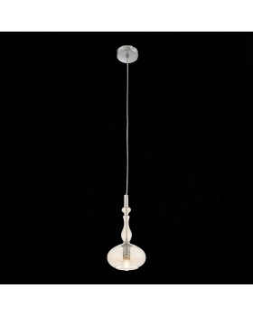 SL364.113.01 Подвес ST-Luce Хром/Янтарный E14 1*40W BIORNO-foto4