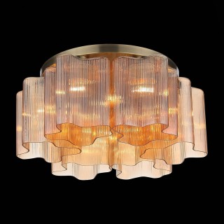 SL117.302.06 Люстра потолочная ST-Luce Бронзовый/Янтарный E27 6*60W ONDE-foto3