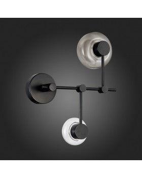 SL6005.401.02 Светильник настенный ST-Luce Черный/Дымчатый, Прозрачный LED 2*3W 3000K Vallo-foto6