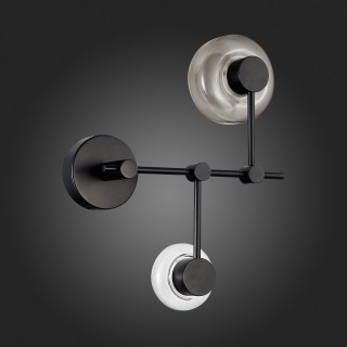 SL6005.401.02 Светильник настенный ST-Luce Черный/Дымчатый, Прозрачный LED 2*3W 3000K Vallo-foto6