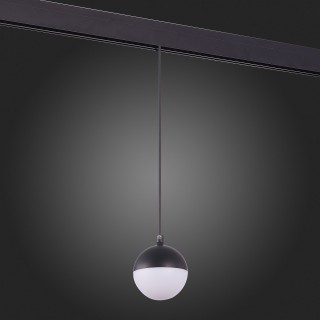 ST358.433.07 Магнитный трековый светильник подвесной Черный LED 1*7W 3000K 520Lm Ra>80 120° IP20 D90xH90 48V PIBOLE-foto8