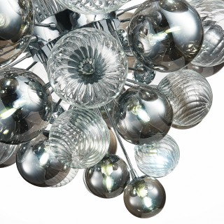 SL1124.103.29 Люстра подвесная ST-Luce Хром/Дымчатый, Прозрачный G9 29*5W 4000K VINETTO-foto11