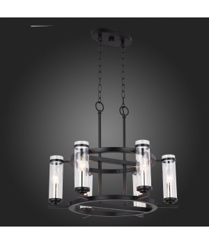 SL334.403.06 Люстра подвесная ST-Luce Черный, Никель/Прозрачный E14 6*60W BICHERO-foto5