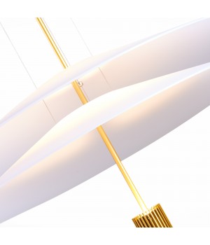 SL6101.203.01 Люстра подвесная ST-Luce Золотистый/Белый LED 1*10W 3000K Isola-foto3