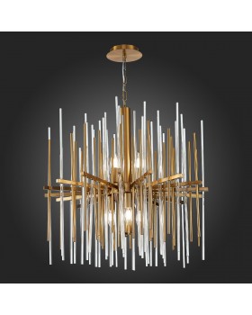 SL1628.303.08 Люстра подвесная ST-Luce Латунь/Прозрачный, Латунь E14 8*40W TERAMO-foto6