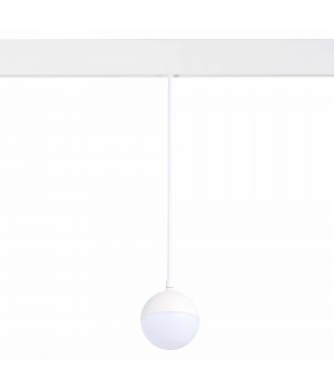 ST358.543.07 Магнитный трековый светильник подвесной белый LED 1*7W 4000K 520Lm Ra>80 120° IP20 D90xH90 48V PIBOLE-foto2