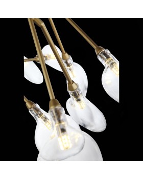 SL411.203.45 Люстра подвесная ST-Luce Золотистый/Прозрачный G4 45*1,5W RICCARDO-foto6