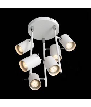 SL597.502.06 Люстра подвесная ST-Luce Белый/Белый GU10 6*3W FANALE-foto7