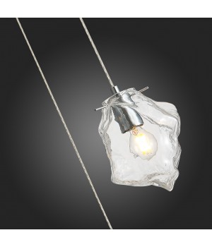 SL1175.103.03 Светильник подвесной ST-Luce хром/прозрачный E14 3*40W Portici-foto9