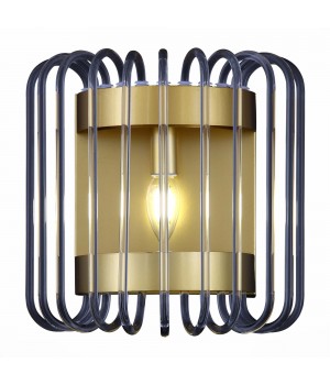 SL1228.201.01 Бра ST-Luce Золотистый/Прозрачный E14 1*40W GROSSETO-foto4