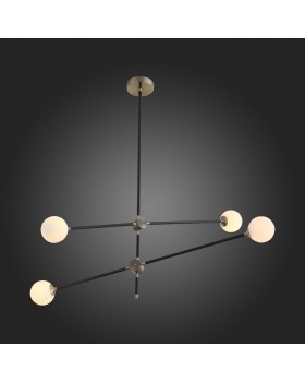 SL429.403.04 Светильник подвесной ST-Luce Черный, Золото/Белый G9 4*5W BASTONCINO-foto6