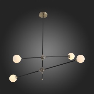 SL429.403.04 Светильник подвесной ST-Luce Черный, Золото/Белый G9 4*5W BASTONCINO-foto6