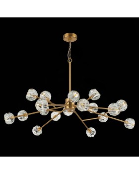 SL1166.303.18 Светильник подвесной ST-Luce Латунь/Прозрачный G9 LED 18*5W ROMANO-foto8