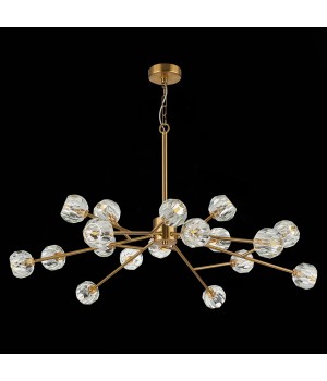 SL1166.303.18 Светильник подвесной ST-Luce Латунь/Прозрачный G9 LED 18*5W ROMANO-foto8