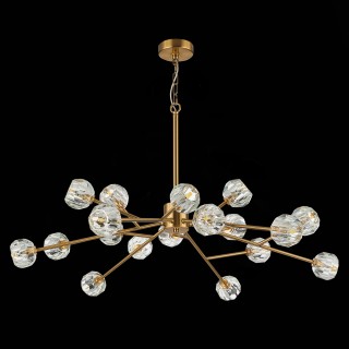 SL1166.303.18 Светильник подвесной ST-Luce Латунь/Прозрачный G9 LED 18*5W ROMANO-foto8