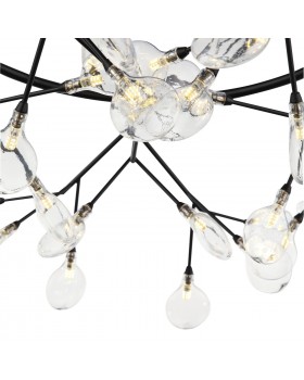 SL411.433.45 Люстра подвесная ST-Luce Черный/Прозрачный G4 45*1,5W RICCARDO-foto10