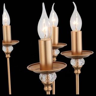 SL186.203.08 Люстра подвесная ST-Luce Латунь, Прозрачный E14 8*40W NOVENTO-foto6