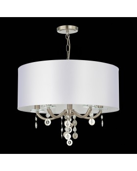 SL1757.113.05 Люстра подвесная ST-Luce Никель/Белый E14 5*40W KATENA-foto5