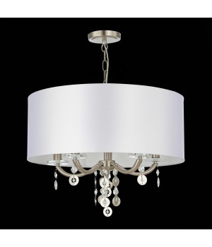 SL1757.113.05 Люстра подвесная ST-Luce Никель/Белый E14 5*40W KATENA-foto5