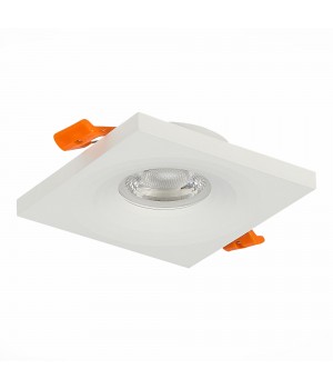 ST205.518.01 Св-к встр. Мат. белый GU10 1*50W L94xW94xH27 220V Без ламп GERA-foto2