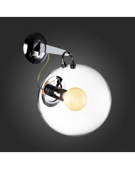 SL550.101.01 Бра ST-Luce Хром/Прозрачный E27 1*60W SENZA-foto3