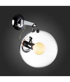 SL550.101.01 Бра ST-Luce Хром/Прозрачный E27 1*60W SENZA-foto3