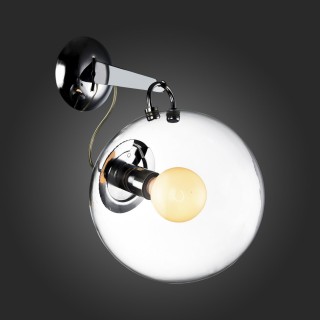 SL550.101.01 Бра ST-Luce Хром/Прозрачный E27 1*60W SENZA-foto3