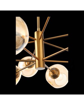 SL1500.203.12 Светильник подвесной ST-Luce Золотистый/Янтарный E14 12*40W FOVIA-foto9