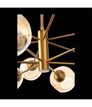 SL1500.203.12 Светильник подвесной ST-Luce Золотистый/Янтарный E14 12*40W FOVIA-foto9