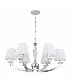 SL1756.103.06 Светильник подвесной ST-Luce Хром/Светло-серый E14 6*40W BELLO-foto2