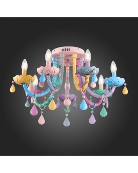 SL1700.782.07 Люстра потолочная ST-Luce Разноцветный E14 7*40W FIATA-foto9