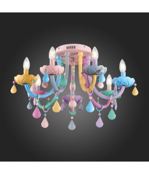 SL1700.782.07 Люстра потолочная ST-Luce Разноцветный E14 7*40W FIATA-foto9