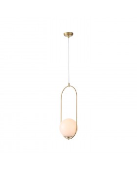 SL1118.203.01 Светильник подвесной ST-Luce Золотистый/Белый E27 1*40W PENOLO-foto2