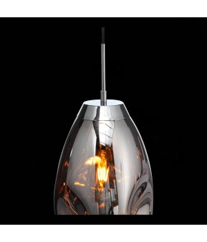 SL328.103.01 Светильник подвесной ST-Luce Хром/Янтарный E27 1*60W AEREO-foto6