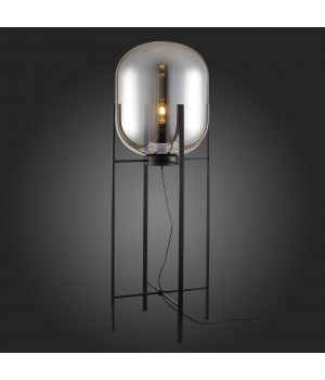 SL1050.725.01 Торшер ST-Luce Черный/Дымчатый E27 1*40W (из 2-х коробок) BURASCA-foto5